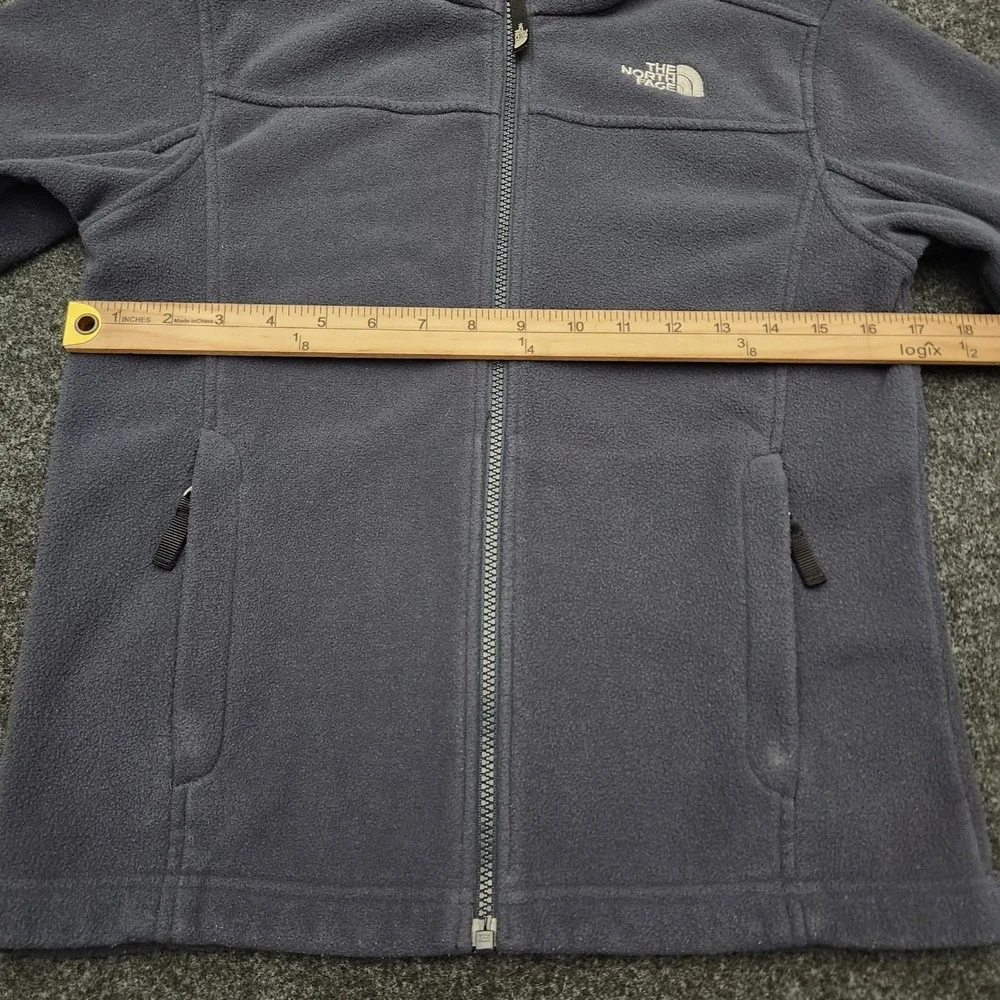 The North Face Fleece Jacket Gray‎ Youth Boys Size Medium Outdoors Explore